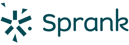 Sprank logo donkergroen